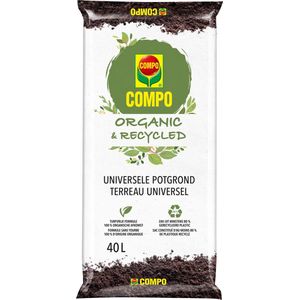COMPO - Organic & Recycled - Universele Potgrond - Turfvrij - Zak 40 L