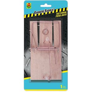 Barrière Radikal Rattenval - krachtig veermechanisme - 1 stuk
