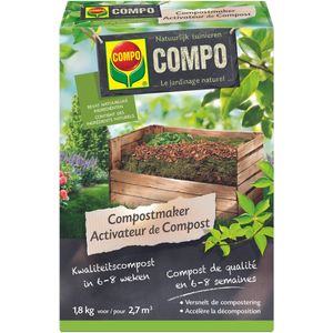 COMPO Compostmaker - kwaliteitscompost in 6 tot 8 weken - versnelt de compostering - doos 1,8 kg