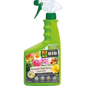 COMPO Bio Insect Stop Spray - biologische insectenbestrijder - bestrijdt eitjes, larven en volwassen insecten - spray 750 ml