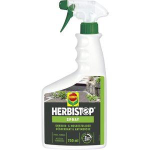 Herbistop Spray Pad & Terras - gebruiksklare onkruid- en mosbestrijder - snelle werking - spray 750 ml (7,5 m²)