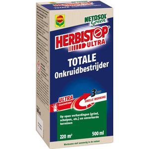 COMPO Herbistop® Ultra - Onkruid- en Mosbestrijder - Concentrate - Natuurlijke Actieve Stof
