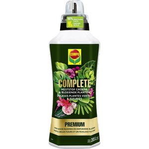 COMPO Complete Vloeibare Meststof - voor kamer-, balkon- en terrasplanten - dubbel rendement - fles 1L