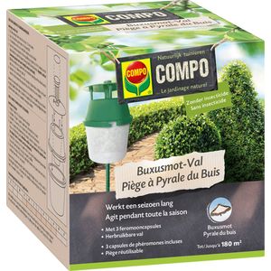 COMPO Buxusmot-Val - Herbruikbare Val - Werkt Een Seizoen Lang - met Feromonen - 1 Stuk