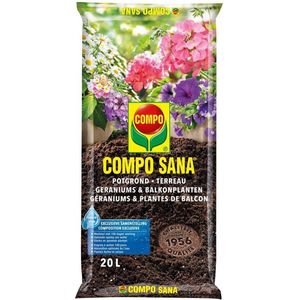 COMPO SANA - Potgrond - Geraniums & Balkonplanten - 40L