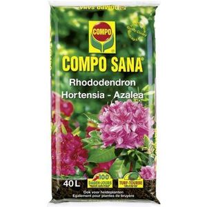 COMPO Bodemverbeteraar Rhododendron - Hortensia - Azalea - verrijkt met meststof - met aangepaste zuurtegraad - zak 40 L