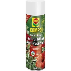 COMPO Fazilo Spray Anti-Bladluis - gebruiksklare insectenbestrijder - natuurlijke werkstoffen - voor kamer-, terras- en tuinplanten - spuitbus 400 ml