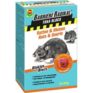 Compo TOXA BLOCS - RATTEN & MUIZEN (12 x 25 G)