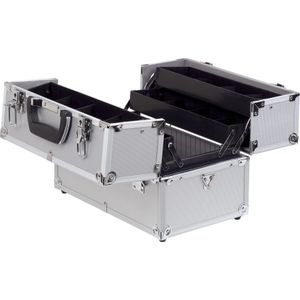 ERRO Aluminium uitklapbare koffer, 4 trays ERRO Aluminium uitklapbare koffer, 4 trays