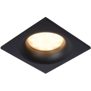 Lucide Ziva inbouwspot vierkant zwart 8cm
