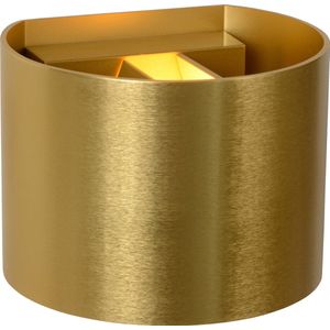 Xio - Wandleuchte - led Dim. - G9 - 1x3,5W 2700K - Einstellbarer Abstrahlwinkel - Mattes Gold / Messing - Lucide