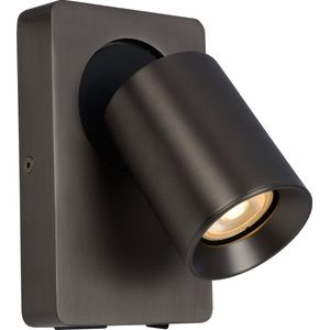 Lucide Nigel wandlamp gunmetal