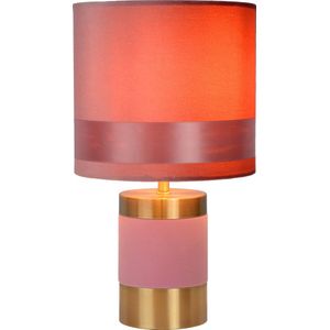 Lucide EXTRAVAGANZA FRIZZLE Tafellamp Ø 18 1xE14 Roze