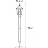 Lucide Tireno Lantaarn Zwart 120cm