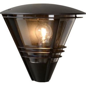 Lucide Livia halfronde LED wandlamp 60W 27x18cm zwart