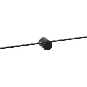Lucide Mizar spiegellamp zwart 60cm