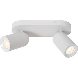Lucide Plafondspot Punch, 2-lamps, wit