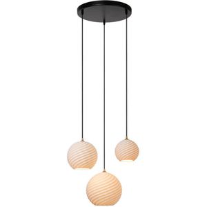 Lucide BINA - Hanglamp - Ø 40 cm - 3xE27 - Wit