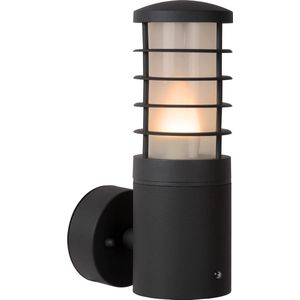 Lucide Solid wandlamp 60W 26x14cm zwart