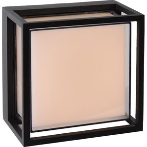 Lucide - singa led - Wandleuchte Innen/Außen - led - 1x10W 3000K - IP54 - Schwarz