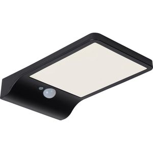 Lucide BASIC - Wandlamp Binnen/Buiten - LED - 1x3W 2700K - IP44 - Beweging & dag/nacht sensor - Zwart