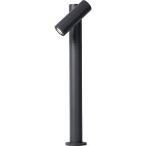 Lucide TATUM Sokkellamp Binnen/Buiten - LED - 1x4,5W 3000K - IP65 - Antraciet