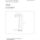 Lucide Sokkellamp Led Texas Zwart 6w