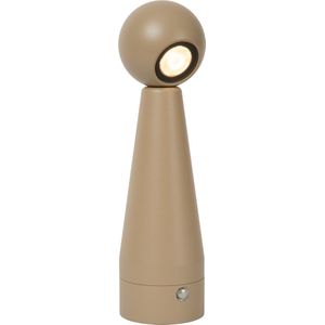 Lucide - Ipsos - Tafellamp - Taupe - 250 lm - Dimbaar met Touchpoint