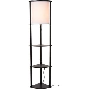 Lucide MENNO - Vloerlamp - 1xE27 - Zwart