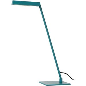 Lucide - LAVALE - Bureaulamp - Turkoois - LED Dimbaar 1x3W 2700K