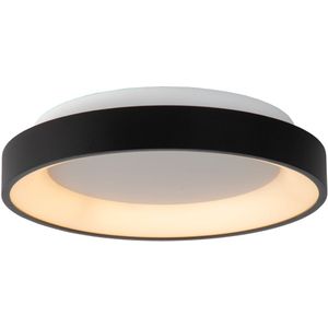 Lucide VIDAL - Plafonnière - Ø 28 cm - LED Dimb. - 1x20W 2700K - Zwart