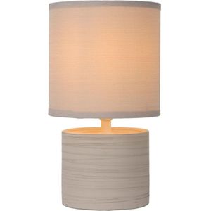 Lucide Tafellamp Greasby Beige - E14 - 26 cm hoog