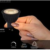 Lucide Bulb dimbare LED lamp 3000K GU10 5W 5cm zwart