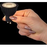 Lucide Bulb dimbare LED lamp 3000K GU10 5W 5cm zwart