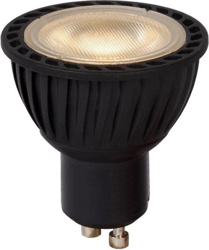 Lucide Bulb dimbare LED lamp 3000K GU10 5W 5cm zwart