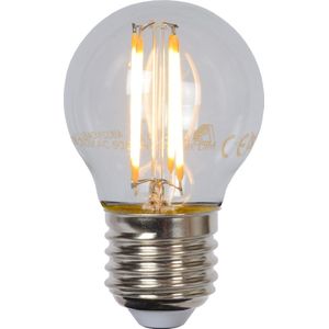 Lucide Bulb dimbare LED lamp 2700K E27 4W 4.5cm transparant
