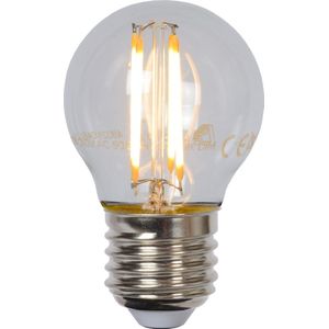 Lucide G45 - Filament lamp - Ø 4,5 cm - LED Dimb. - E27 - 1x4W 2700K - Transparant