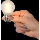 Lucide LED BULB - Filament lamp - Ø 4,5 cm - LED Dimb. - E27-1x4W 2700K - mat