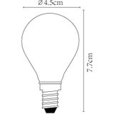 Lucide lichtbron LED Bulb E14 4W