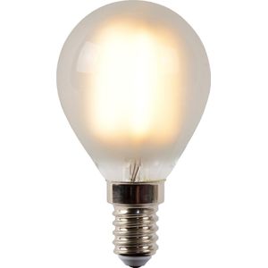 Lucide P45 - Filament lamp - Ø 4,5 cm - LED Dimb. - E14 - 1x4W 2700K - mat