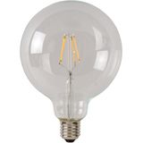 Lucide G125 - Filament lamp - Ø 12,5 cm - LED Dimb. - E27 - 1x5W 2700K - Transparant