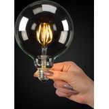 Lucide G125 - Filament lamp - Ø 12,5 cm - LED Dimb. - E27 - 1x5W 2700K - Transparant