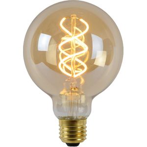 Lucide Bulb dimbare LED lamp 2200K E27 5W 9.5cm amber