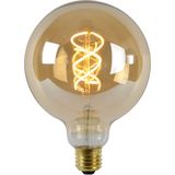Lucide Bulb dimbare LED lamp 2200K E27 5W 12.5cm amber