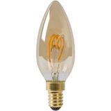 Lucide Bulb dimbare LED lamp 2200K E14 3W 3.5cm amber