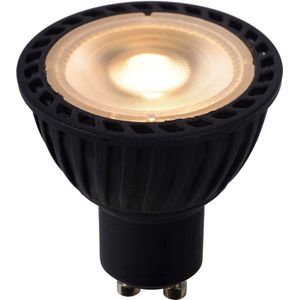 Lucide MR16 - Led lamp - Ø 5 cm - LED Dim to warm - GU10 - 1x5W 2200K/3000K - Zwart