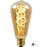Lucide Ledfilamentlamp St64 Twilight Sensor E27 4w | Lichtbronnen