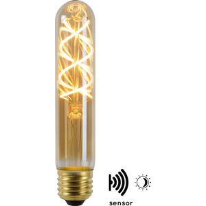Lucide T32 TWILIGHT SENSOR - Filament lamp Binnen/Buiten - Ø 3 cm - LED - E27 - 1x4W 2200K - Amber