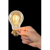 Lucide A60 TWILIGHT SENSOR Filament lamp Buiten - Ø 6 cm - LED - E27 - 1x4W 2200K - Amber