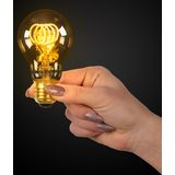 Lucide Bulb LED lamp met dag/nacht sensor 2200K E27 4W 6cm amber